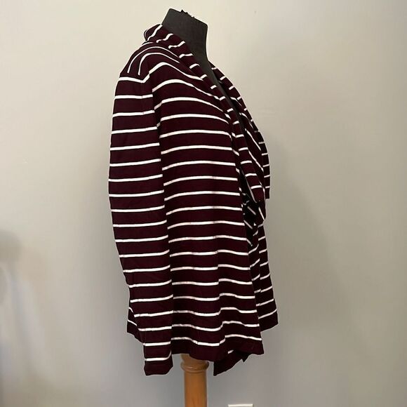 Staccato Open Front Stripped Cardigan - Picture 3 of 5